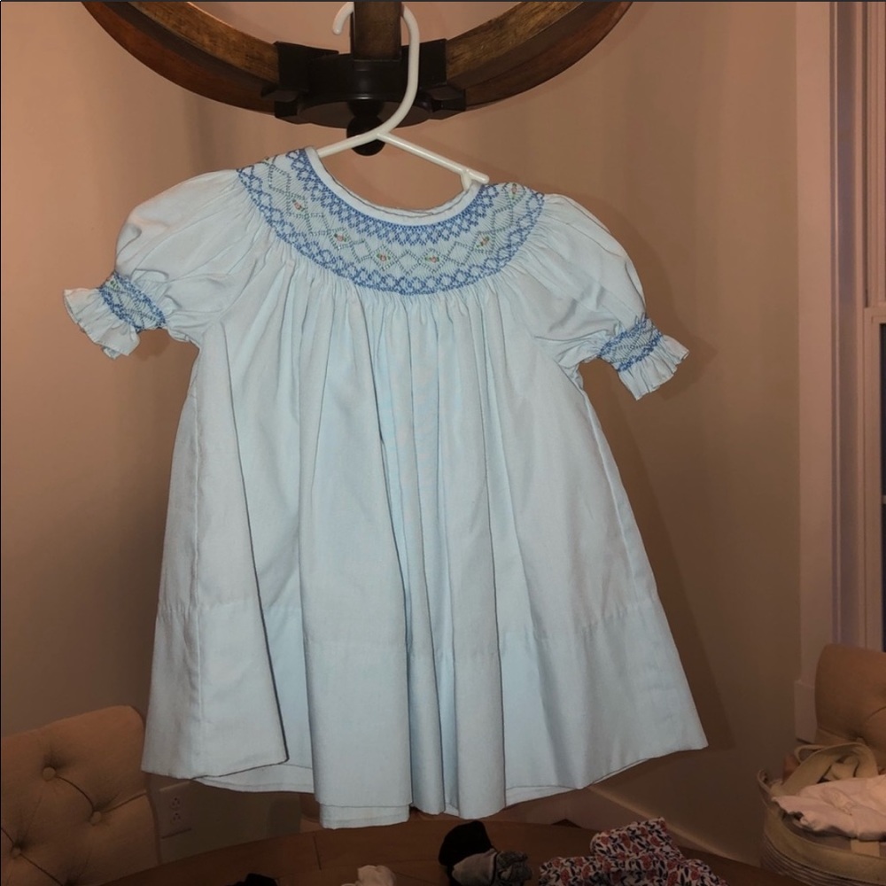 Beautiful Blue Smocked Dress